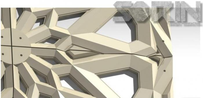 مدل و طرح نما بتن GRC