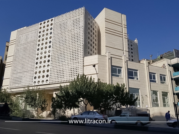 GRC Concrete Panel Implementation Project of Mirzai Shirazi Commercial Office Compl